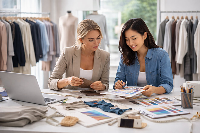 Supporting private label clothing brands and apparel brands with reliable sourcing and production execution