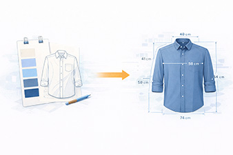 apparel product development services with product specification and garment design alignment