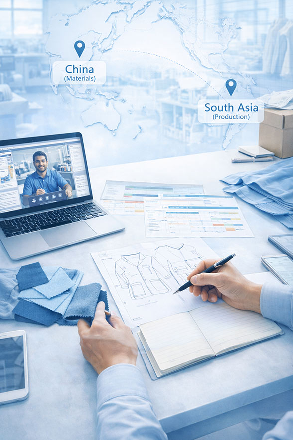 apparel sourcing solutions and clothing manufacturing coordination for global brands